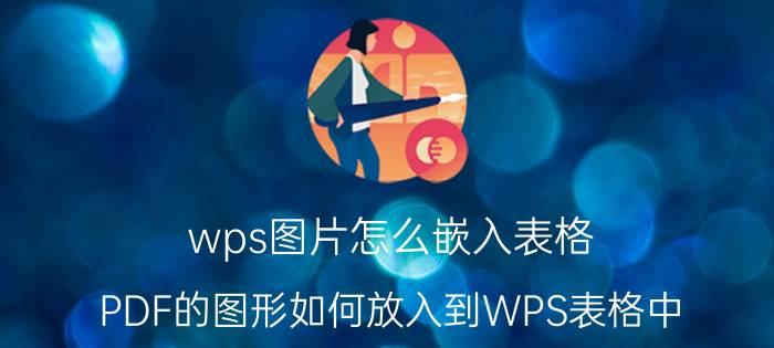 wps图片怎么嵌入表格 PDF的图形如何放入到WPS表格中？